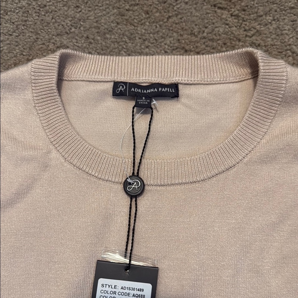 Adrianna Papell Light Sweater Blouse - Picture 2 of 6